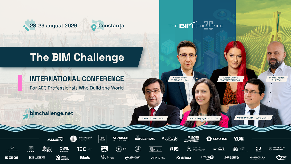 De ce să vii la conferința The BIM Challenge?