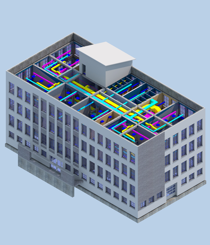 Proiectare instalații 3D BIM cu AX3000 și ALLPLAN