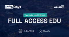InfraDays 2026 | Taxă de participare - educațional (EDU)
