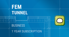 GEO5 Extensie a modulului FEM - Tunel / Tunnel | Business (Inchiriere pe 1 an)