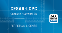 CESAR-LCPC Concrete (CESARLCPC Premium + Dynamics + Thermomechanics) - licenta retea 3D