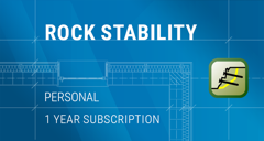 GEO5 Stabilitatea masivului de roca / Rock Stability | Personal (Inchiriere pe 1 an)
