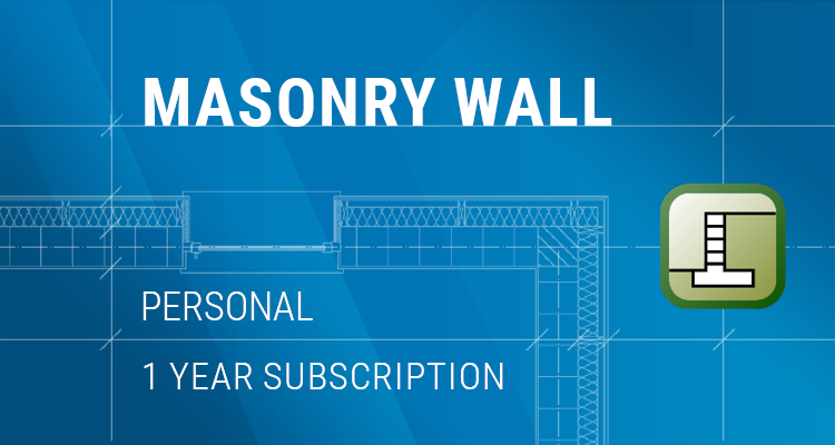 Poza produs GEO5 Zid de sprijin din zidarie / Masonry Wall | Personal (Inchiriere pe 1 an)