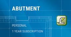GEO5 Proiectarea Culeelor de pod / Abutment | Personal (Inchiriere pe 1 an)