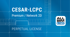 CESAR-LCPC Premium (CESAR-LCPC Premium + Hydrogeological analysis + Dynamics) - licenta retea 2D