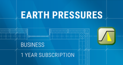 GEO5 Impingerea pamantului / Earth Pressures | Business (Inchiriere pe 1 an)