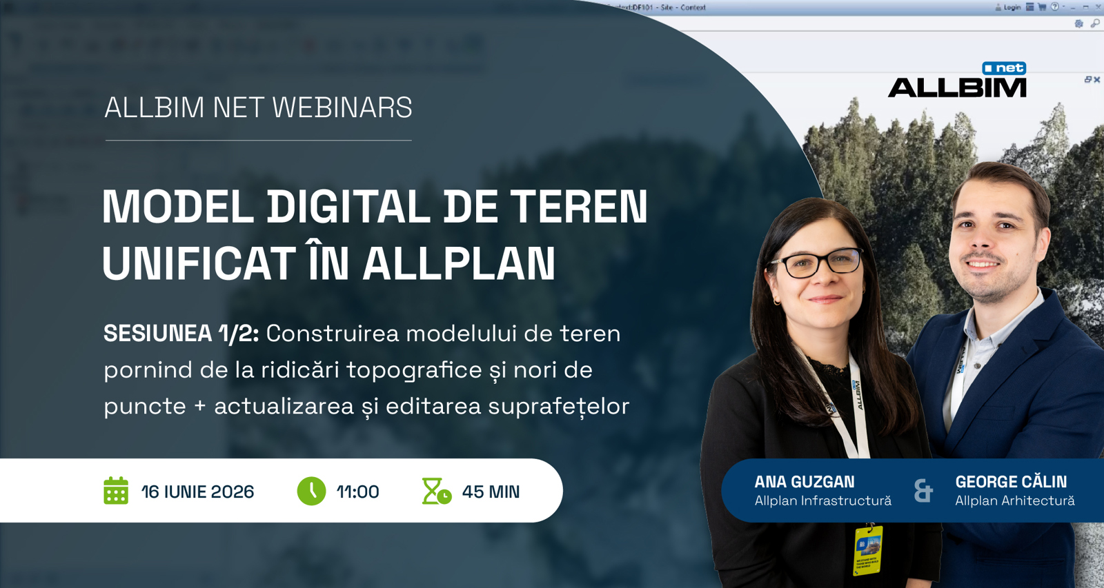 Poza produs Model Digital Unificat de Teren în ALLPLAN