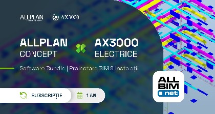 Bundle Allplan Concept + AX3000 Electrice (Inchiriere pe 1 an)
