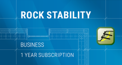GEO5 Stabilitatea masivului de roca / Rock Stability | Business (Inchiriere pe 1 an)