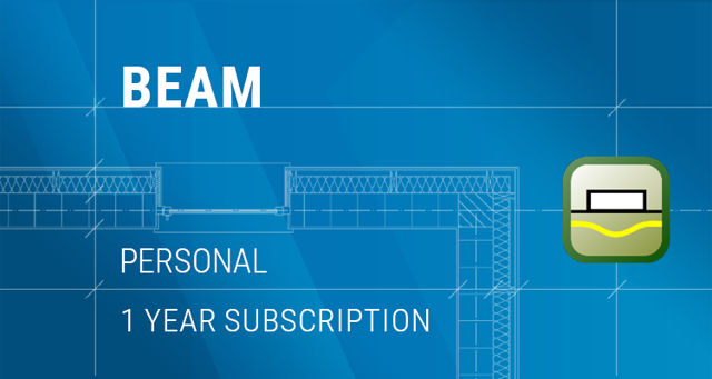 Poza produs GEO5 Fundatie continua - Grinda pe mediu elastic / Beam | Personal (Inchiriere pe 1 an)