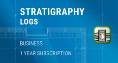 GEO5 Modul aditional Stratigrafie - Rapoarte - Generarea profilelor drepte și curbate / Logs | Business (Inchiriere pe 1 an)