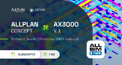 Bundle Allplan Concept + AX3000 Ventilatii / Incalzire (Inchiriere pe 1 an)